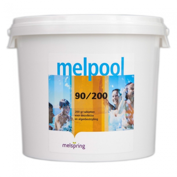 Melpool chloortabletten 90/200 - 5 kg  MELPOOL902005KG
